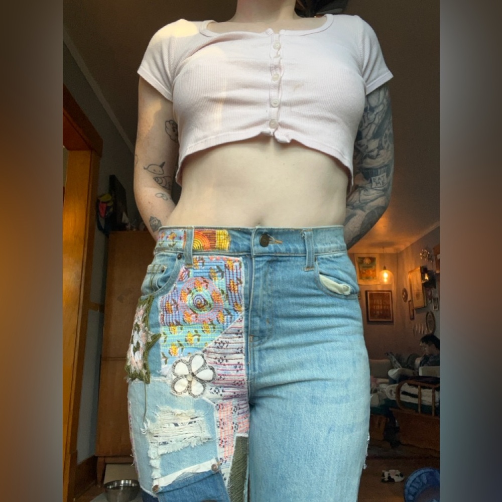 BDG Patchwork Style Jeans